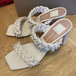 DOLCE VITA paily pearl heels - size 8.5